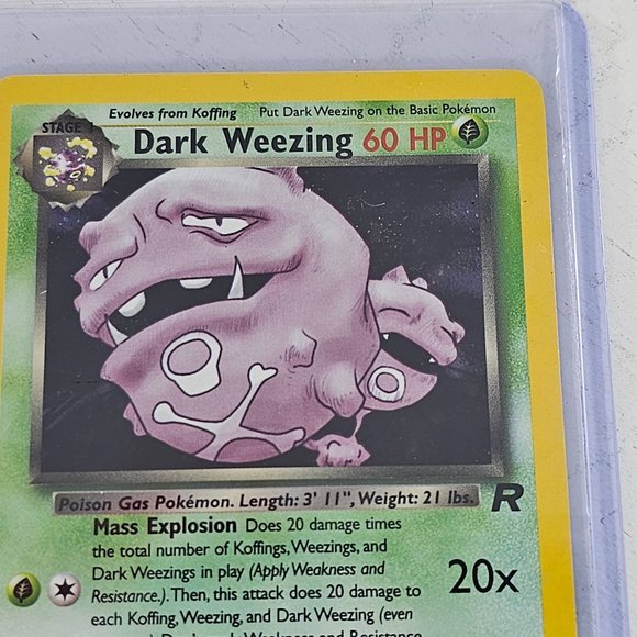 Pokémon TCG Dark Weezing Team Rocket 14 Holo Unlimited - Picture 4 of 8